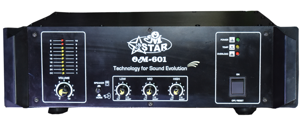 Omstar Dj Amplifier OM-601 I 600watt